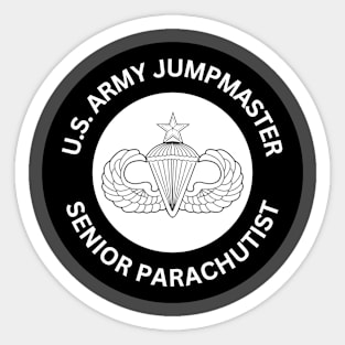 Senior Parachutist Jumpmaster - Small Emblem Sticker